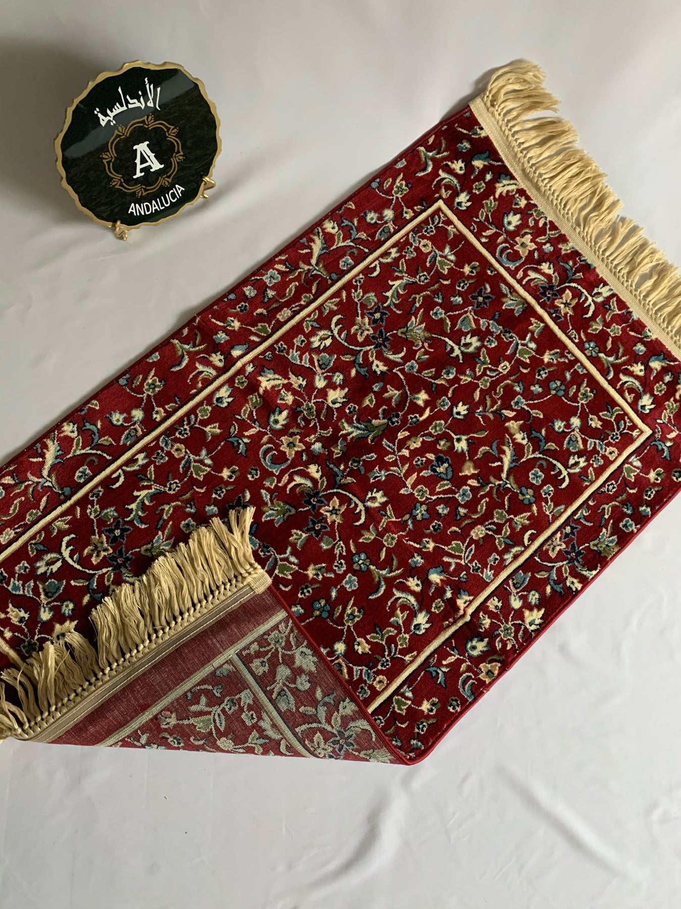 Al Rawdah Premium Prayer Rug 8MM – Andalucia Islamic Gifts