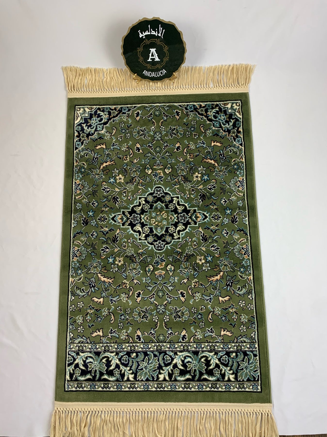 Al Rawdah Premium Prayer Rug 8MM – Andalucia Islamic Gifts