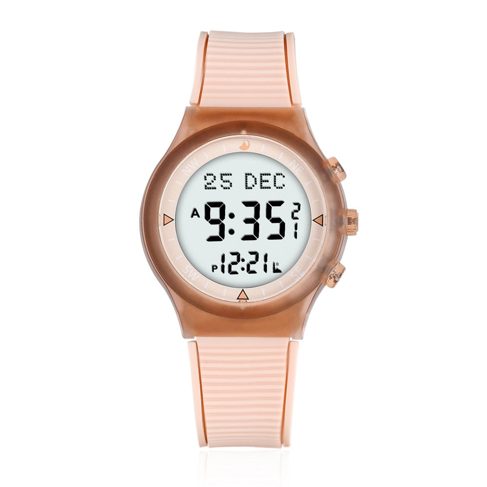 Compass Watch Arab Azan Watch for Prayer with Qibla Compass – Andalucia Islamic Gifts