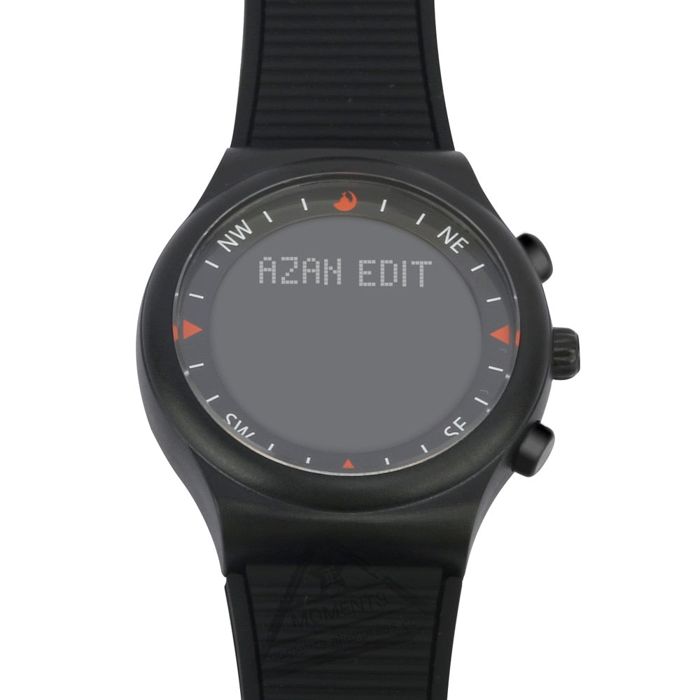 Compass Watch Arab Azan Watch for Prayer with Qibla Compass – Andalucia Islamic Gifts